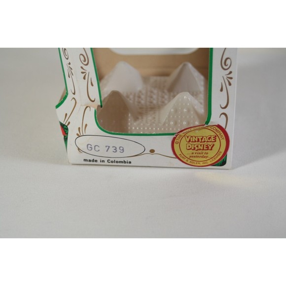 Silk Print Disney Bulb Ornament Vintage Mickey and Minnie Glass Kurt Adler - Picture 11 of 11